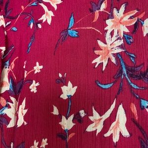 Crinkle dress, 25” to 25” underarm to underarm, fuschia color, new no tags.